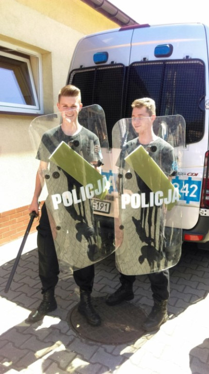 Nowotarscy kadeci na dniu otwartym Szkoły Policji w Katowicach