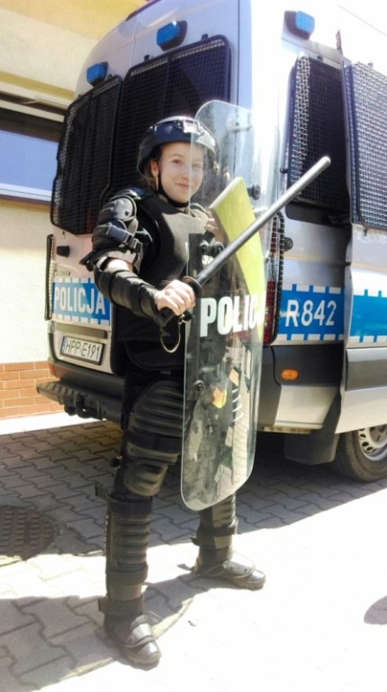 Nowotarscy kadeci na dniu otwartym Szkoły Policji w Katowicach