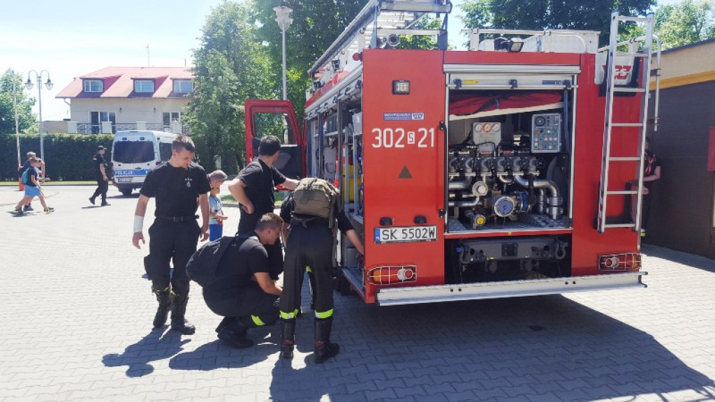 Nowotarscy kadeci na dniu otwartym Szkoły Policji w Katowicach
