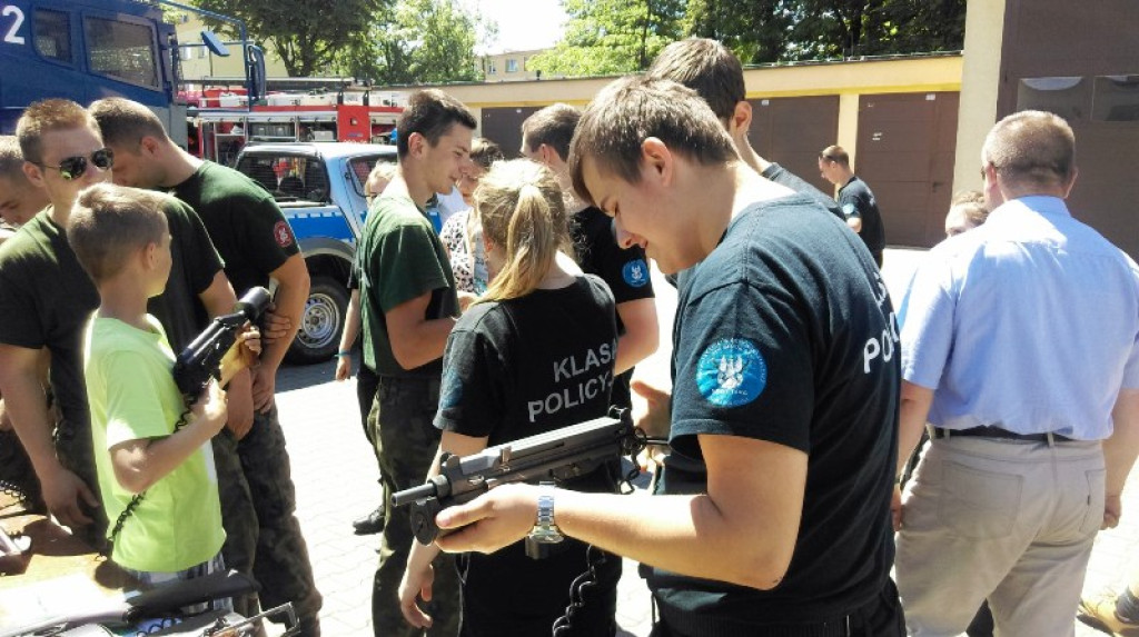 Nowotarscy kadeci na dniu otwartym Szkoły Policji w Katowicach