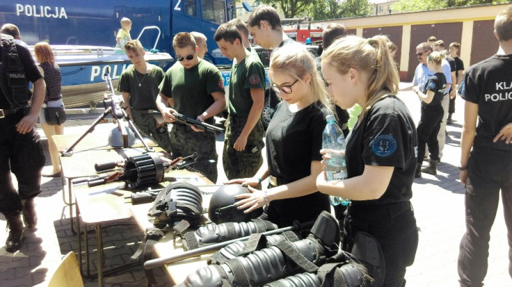 Nowotarscy kadeci na dniu otwartym Szkoły Policji w Katowicach