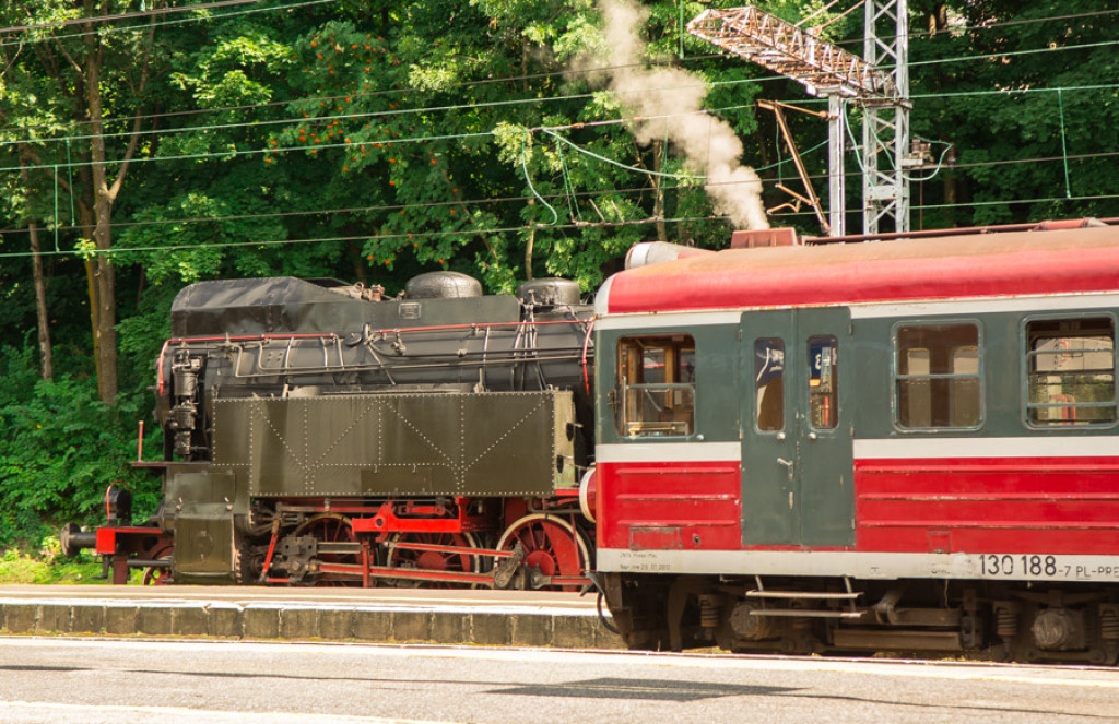 Pociąg retro w Zakopanem