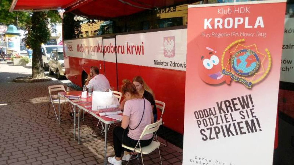 Akcja krwiodawstwa na "Jarmarku Podhalańskim"