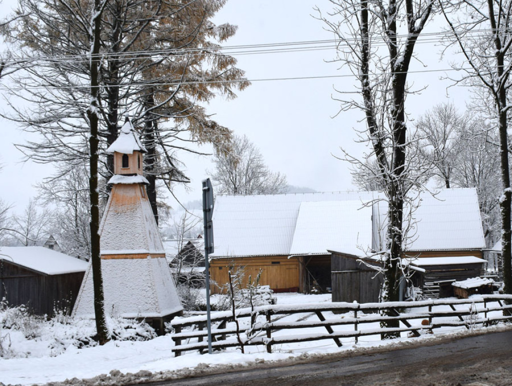 Zimowe krajobrazy na Podhalu