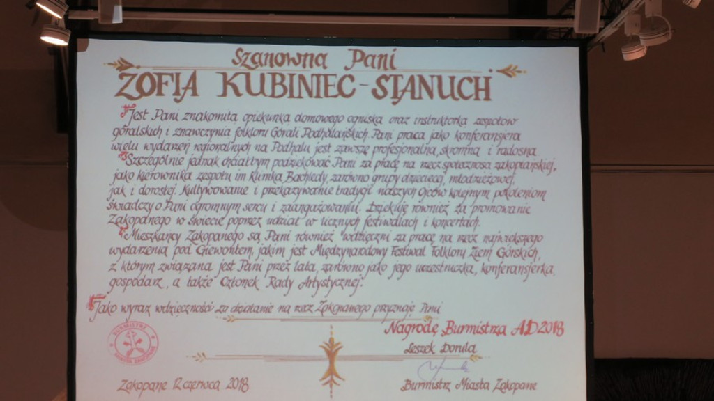 Olimpijczyk zakopiańczykiem