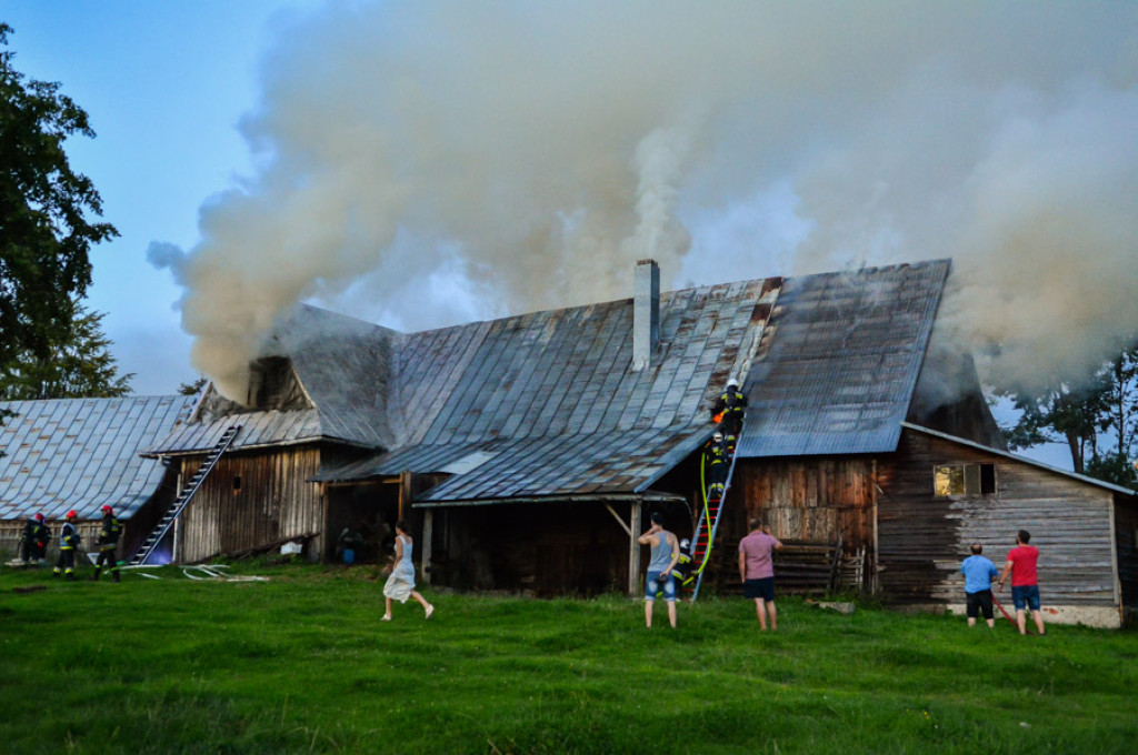 Groźny pożar w Kościelisku