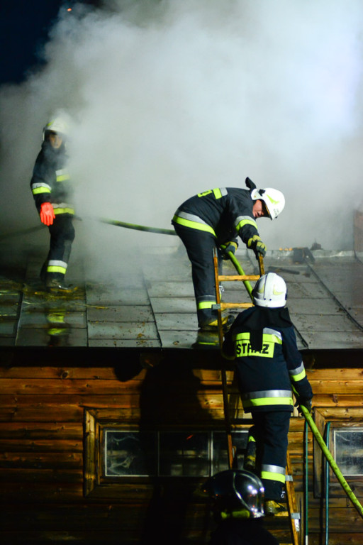 Groźny pożar w Kościelisku