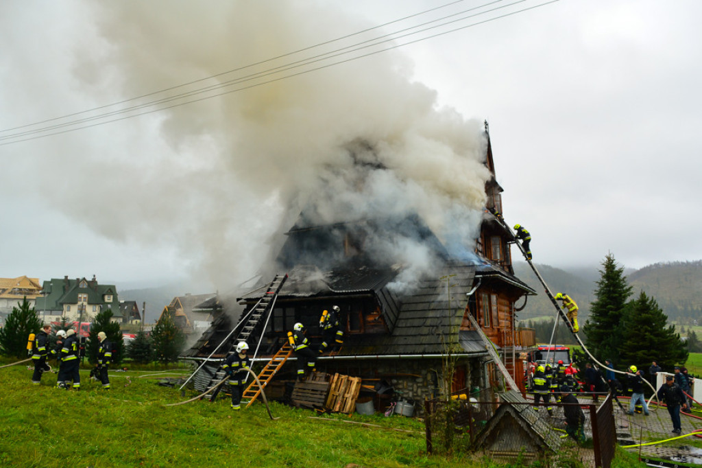 Pożar w Kościelisku