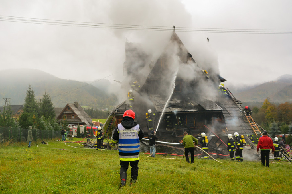 Pożar w Kościelisku