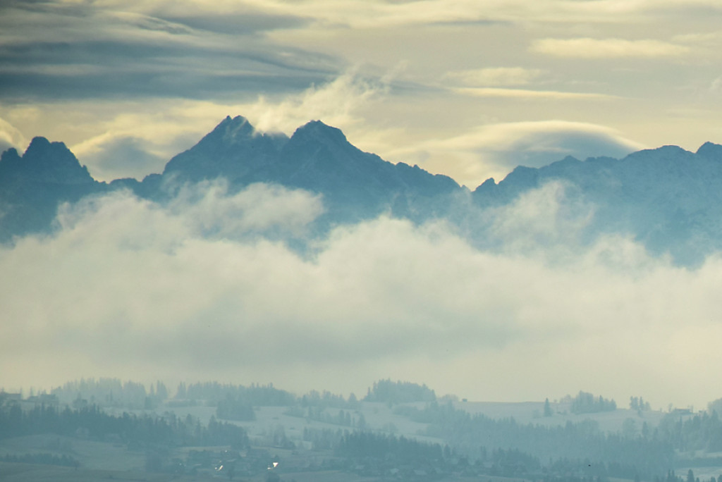 Tatry wyłaniały się z chmur