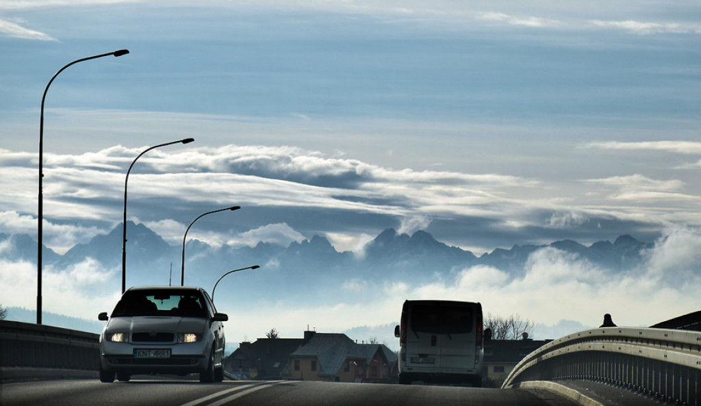 Tatry wyłaniały się z chmur