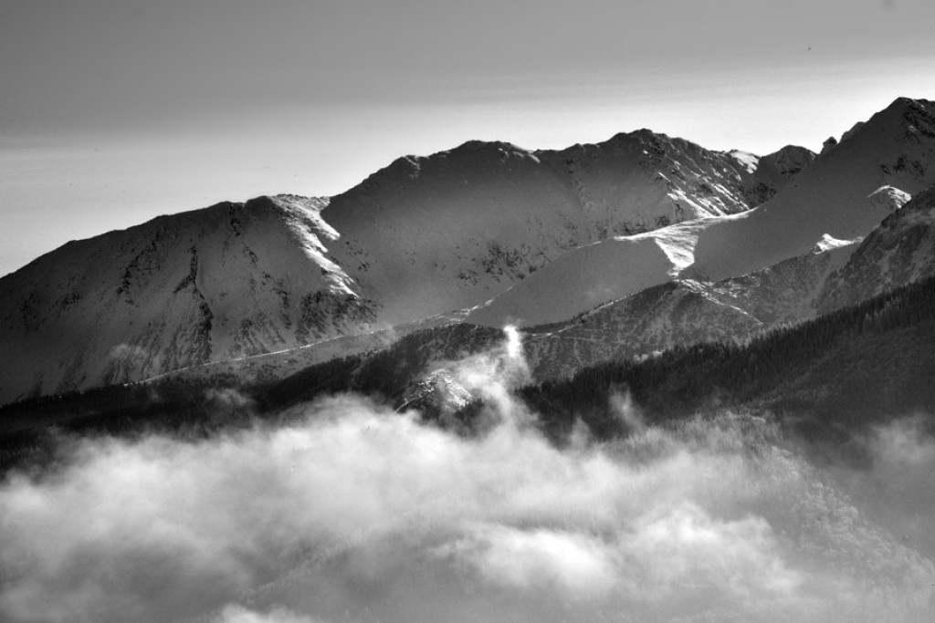 Tatry w biało-czarnej odsłonie