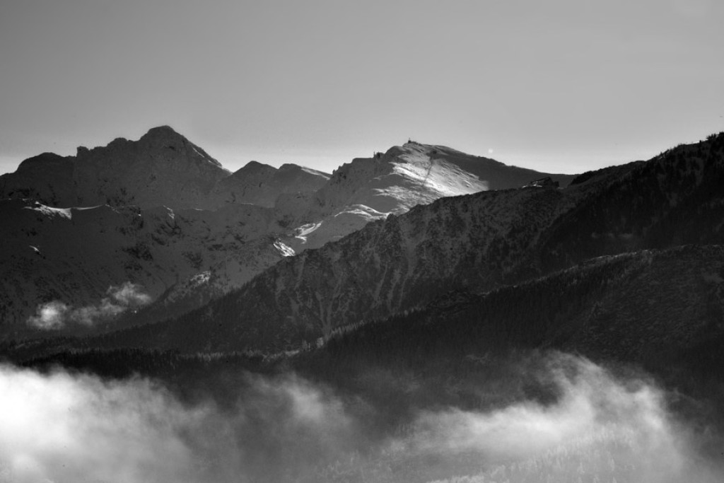 Tatry w biało-czarnej odsłonie