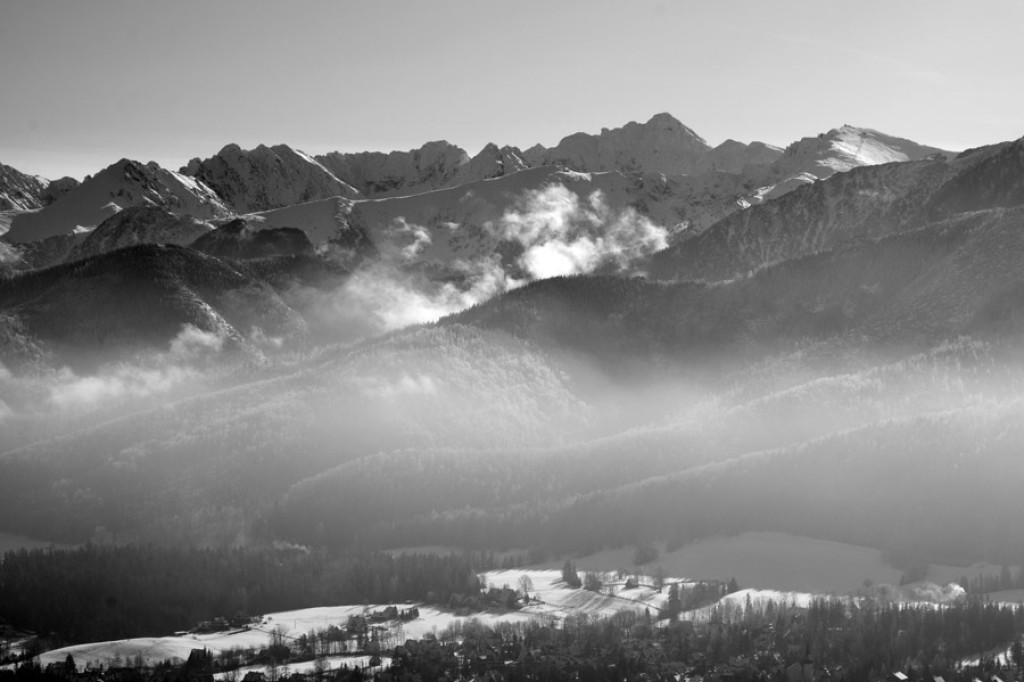 Tatry w biało-czarnej odsłonie