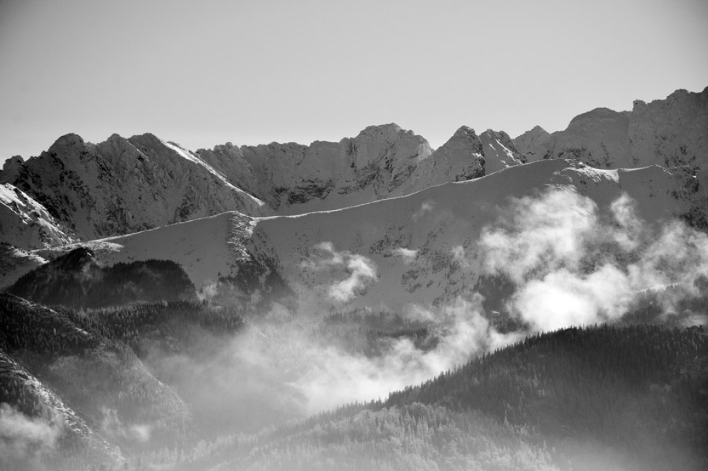 Tatry w biało-czarnej odsłonie