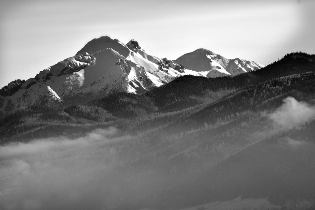Tatry w biało-czarnej odsłonie