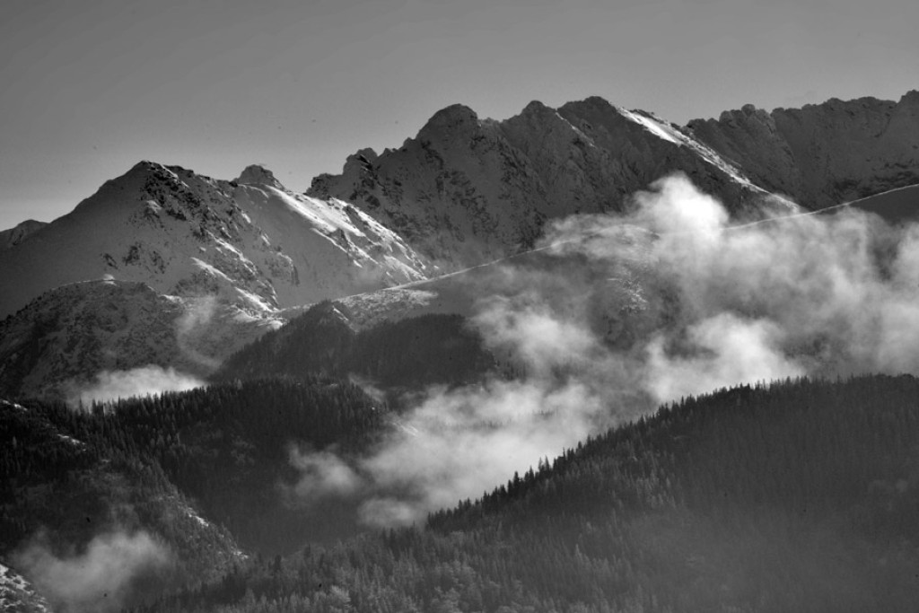 Tatry w biało-czarnej odsłonie