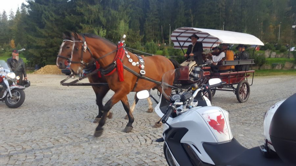 Kobieta na motocyklu