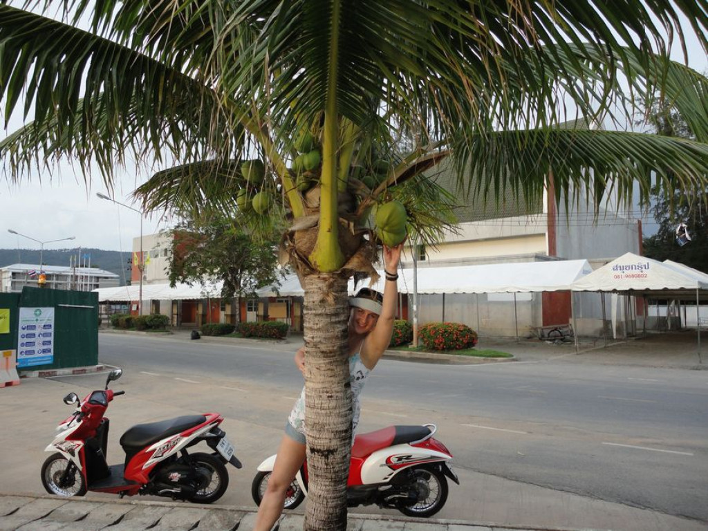 Kobieta na motocyklu