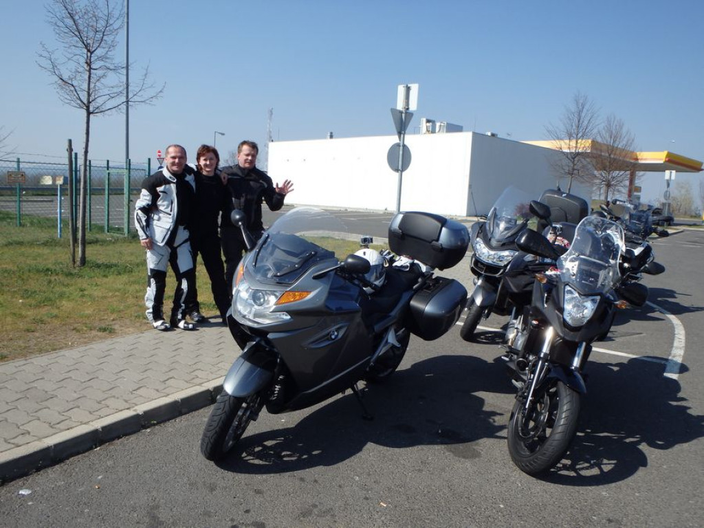 Kobieta na motocyklu