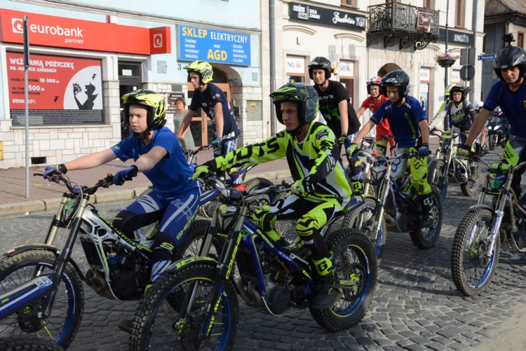 Parada motocykli przejechała ulicami Nowego Targu