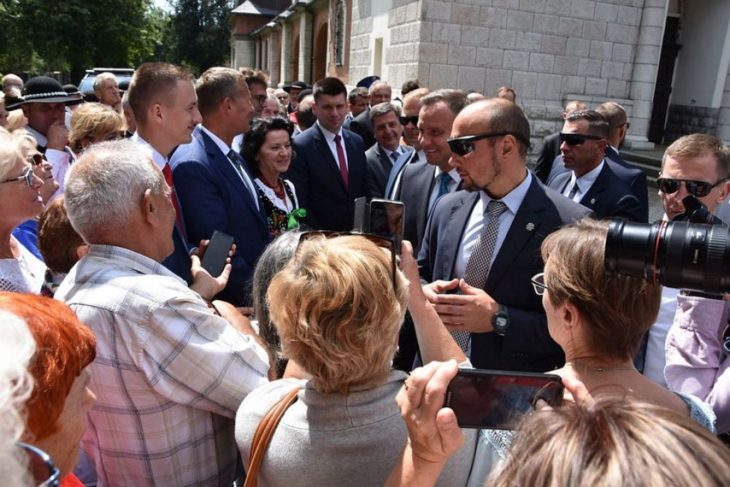 Prezydent Andrzej Duda w Nowym Targu