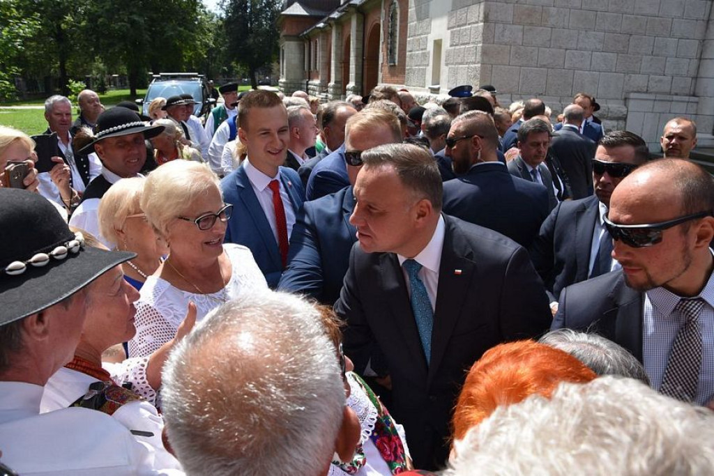 Prezydent Andrzej Duda w Nowym Targu