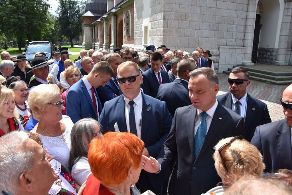 Prezydent Andrzej Duda w Nowym Targu