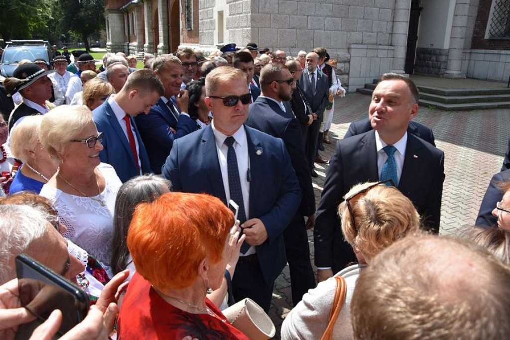 Prezydent Andrzej Duda w Nowym Targu