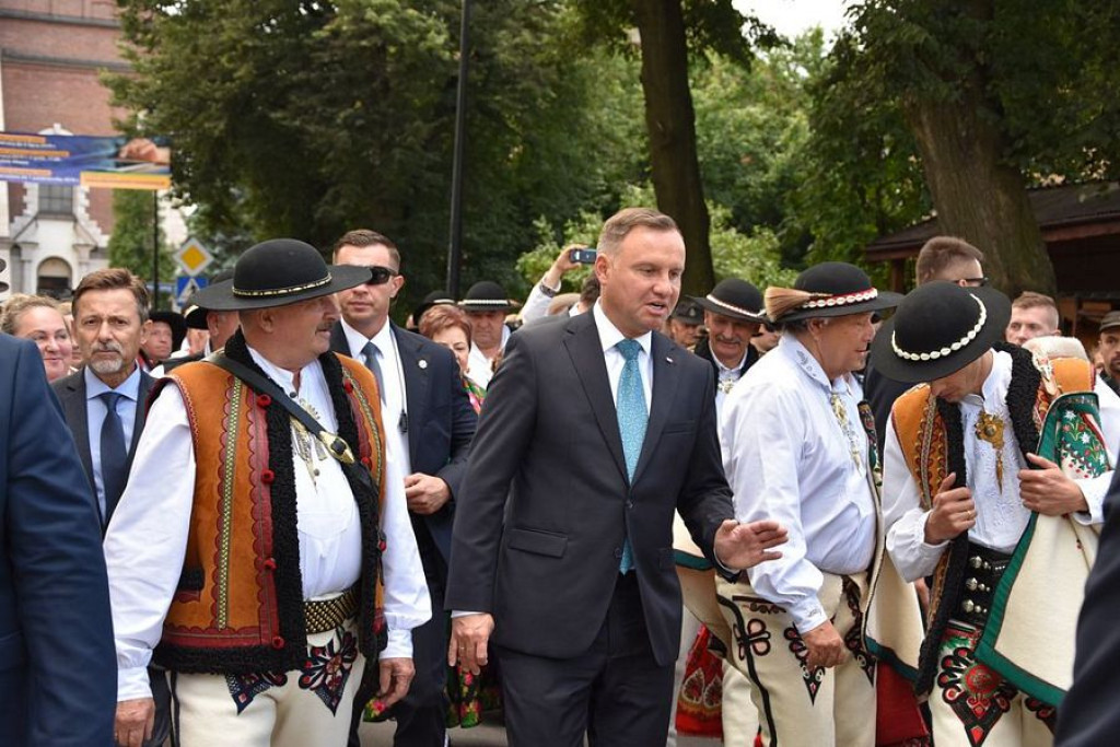 Prezydent Andrzej Duda w Nowym Targu