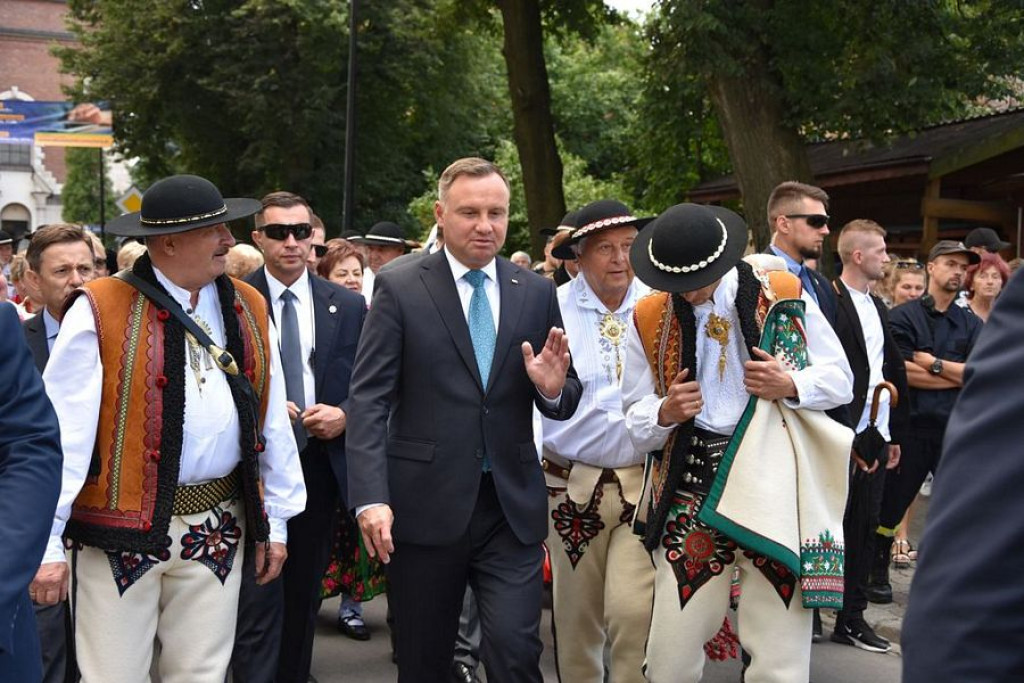 Prezydent Andrzej Duda w Nowym Targu