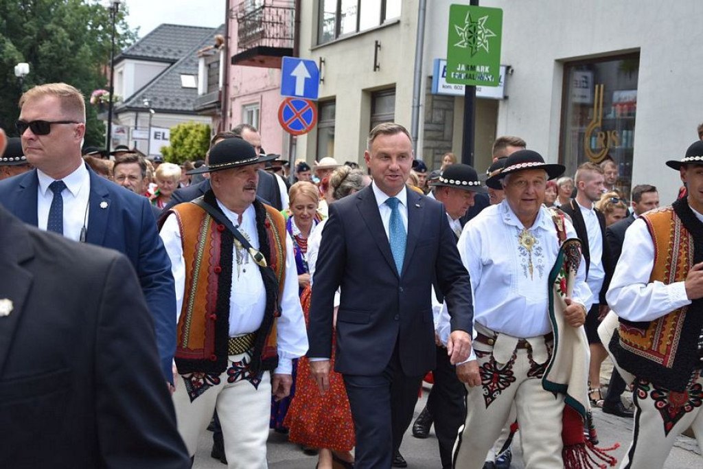 Prezydent Andrzej Duda w Nowym Targu