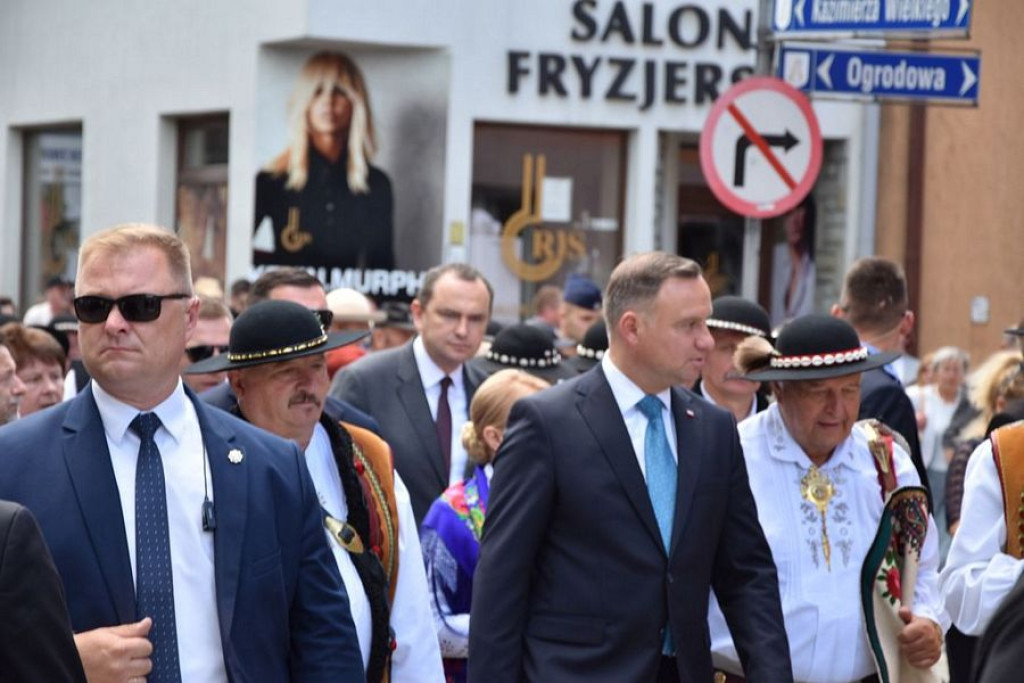 Prezydent Andrzej Duda w Nowym Targu
