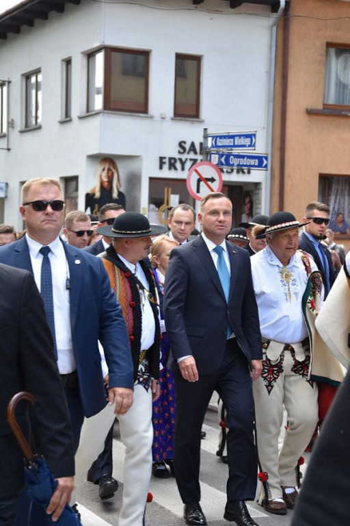 Prezydent Andrzej Duda w Nowym Targu
