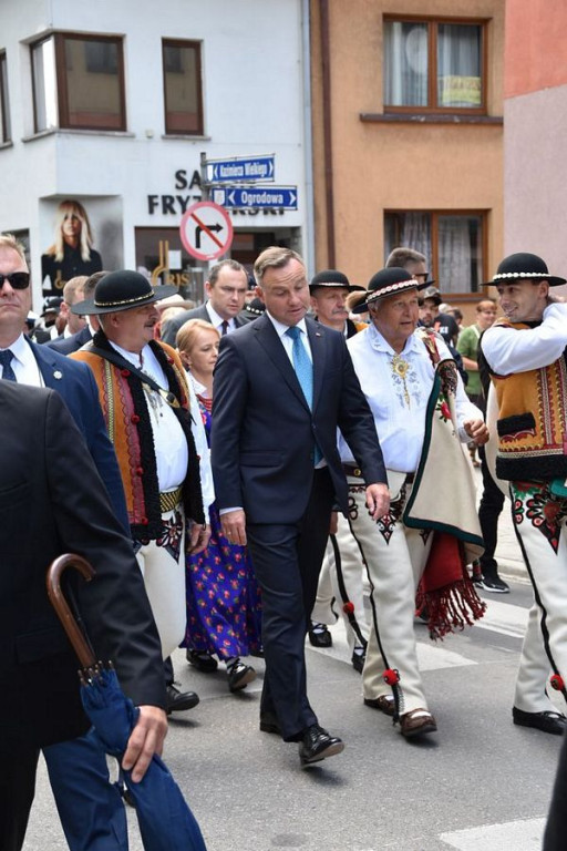Prezydent Andrzej Duda w Nowym Targu