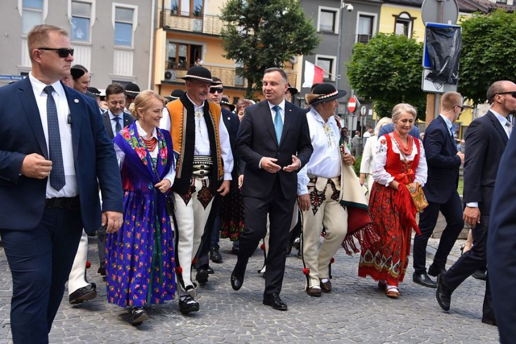 Prezydent Andrzej Duda w Nowym Targu