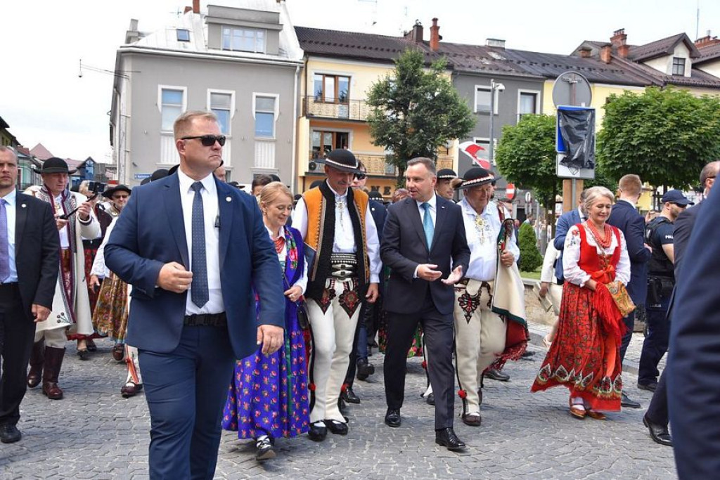 Prezydent Andrzej Duda w Nowym Targu