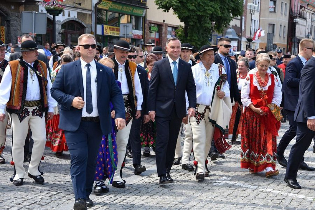 Prezydent Andrzej Duda w Nowym Targu