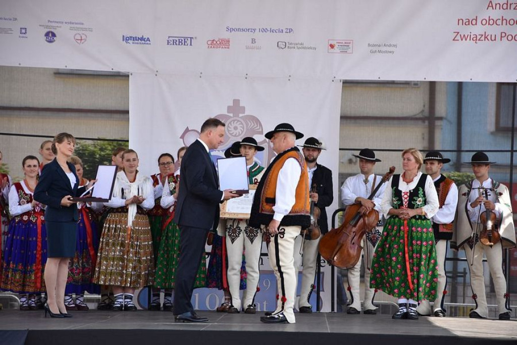 Prezydent Andrzej Duda w Nowym Targu