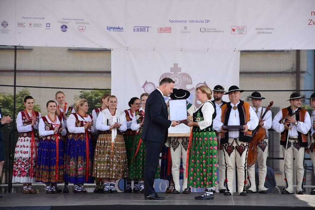 Prezydent Andrzej Duda w Nowym Targu