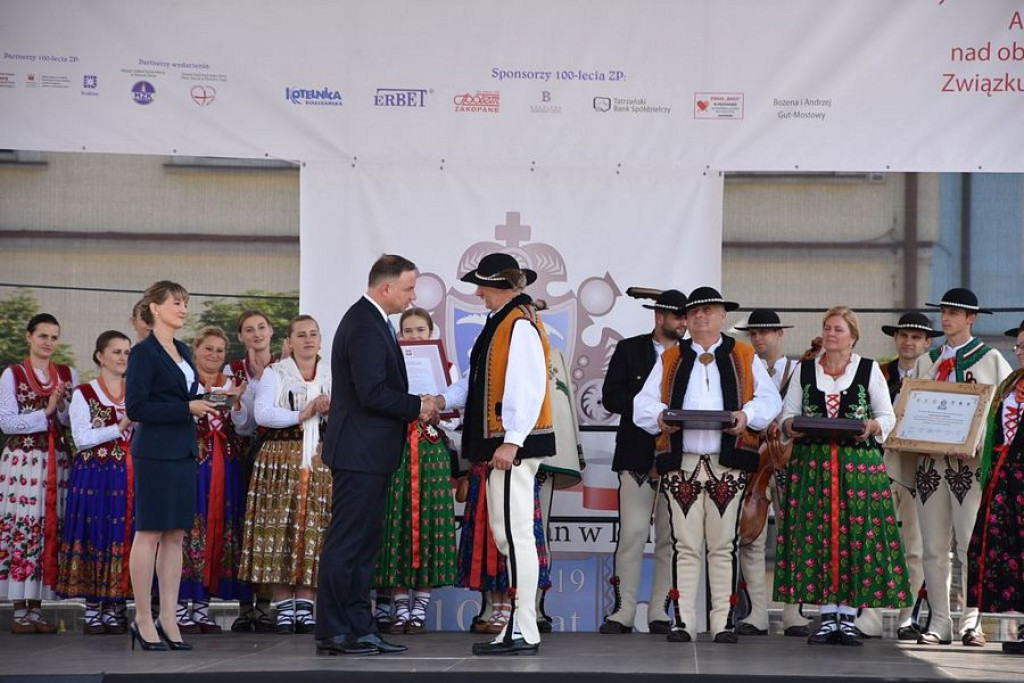 Prezydent Andrzej Duda w Nowym Targu