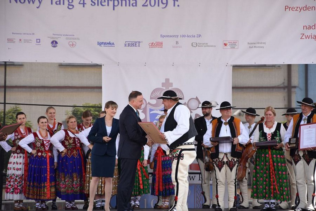 Prezydent Andrzej Duda w Nowym Targu