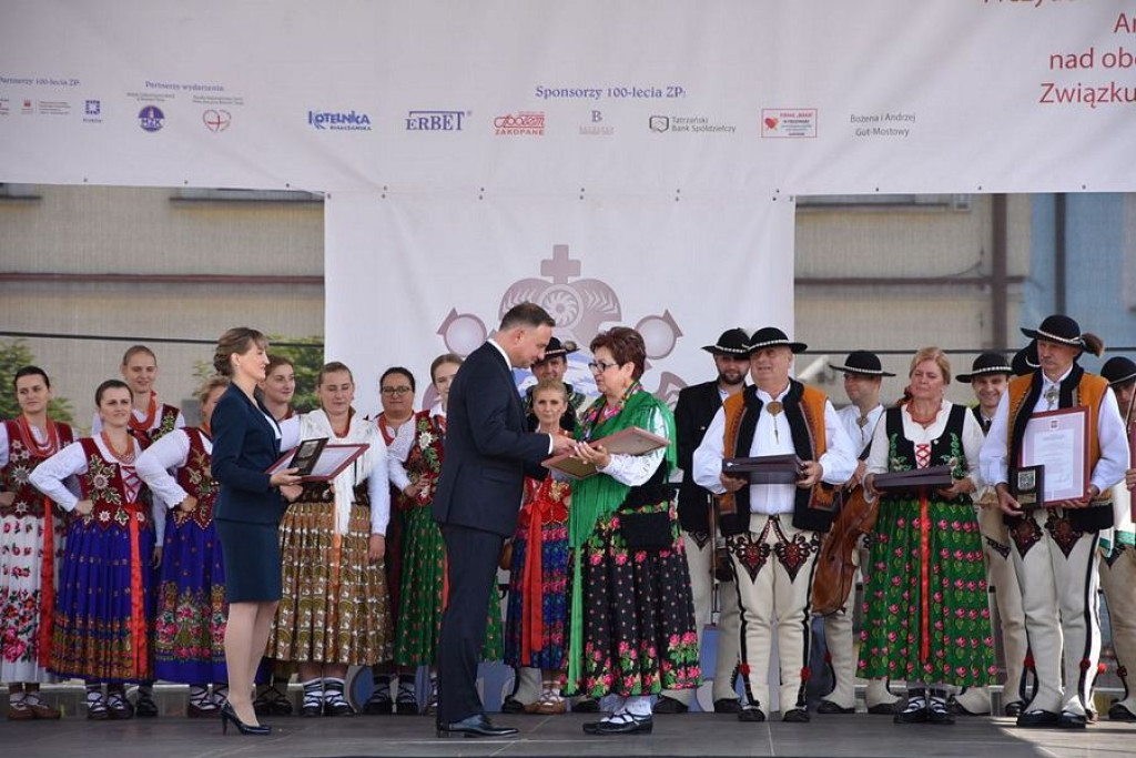 Prezydent Andrzej Duda w Nowym Targu