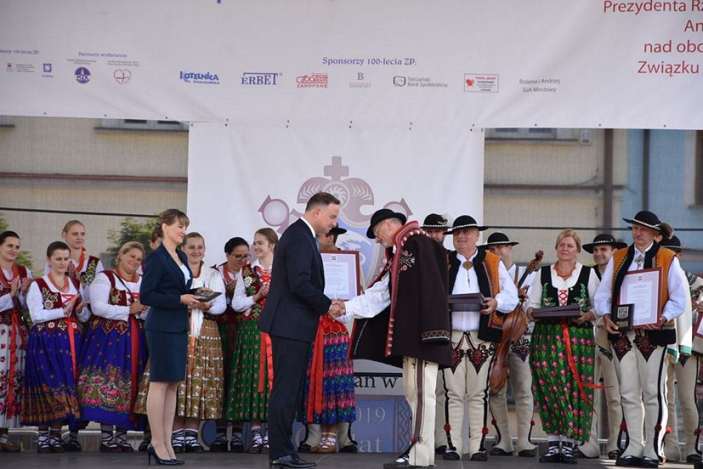 Prezydent Andrzej Duda w Nowym Targu