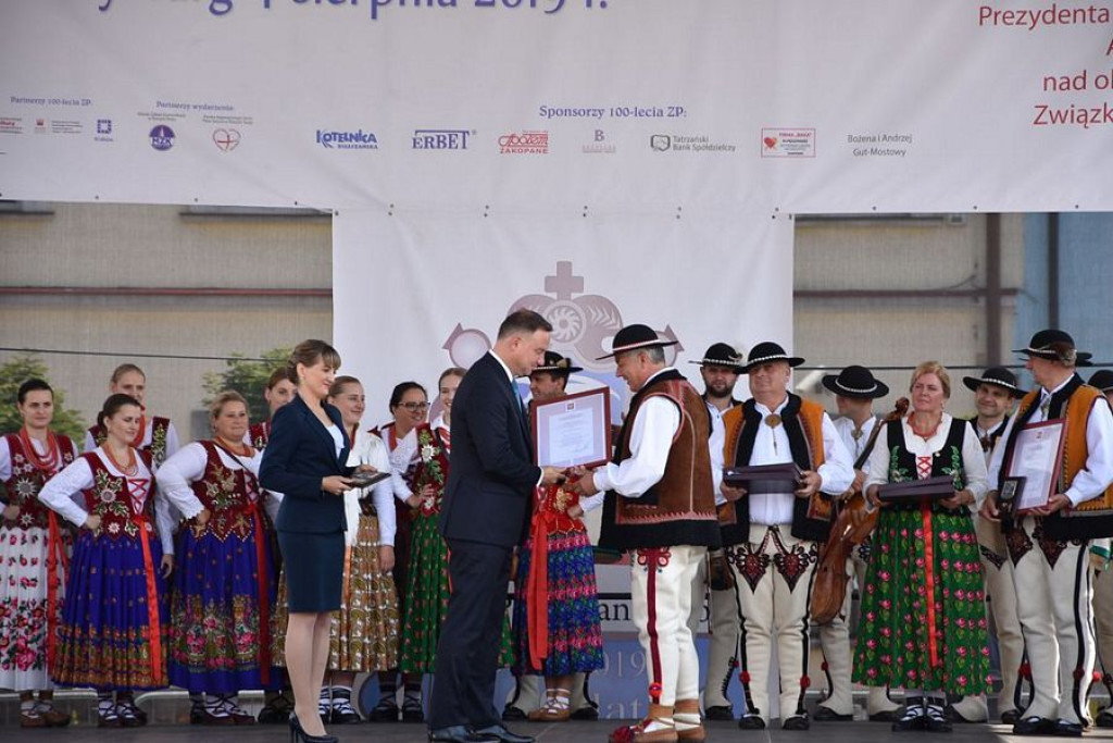 Prezydent Andrzej Duda w Nowym Targu
