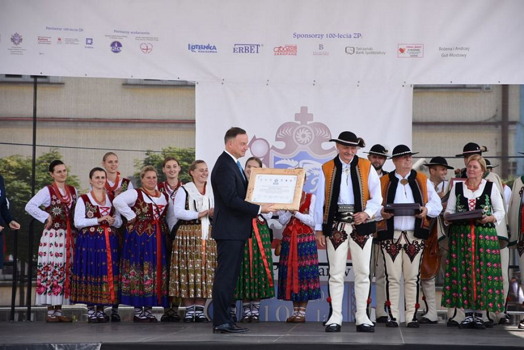 Prezydent Andrzej Duda w Nowym Targu