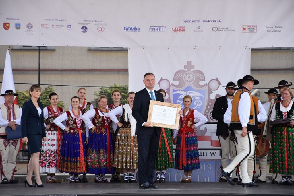 Prezydent Andrzej Duda w Nowym Targu
