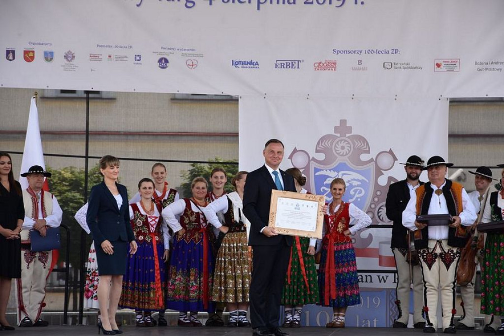 Prezydent Andrzej Duda w Nowym Targu