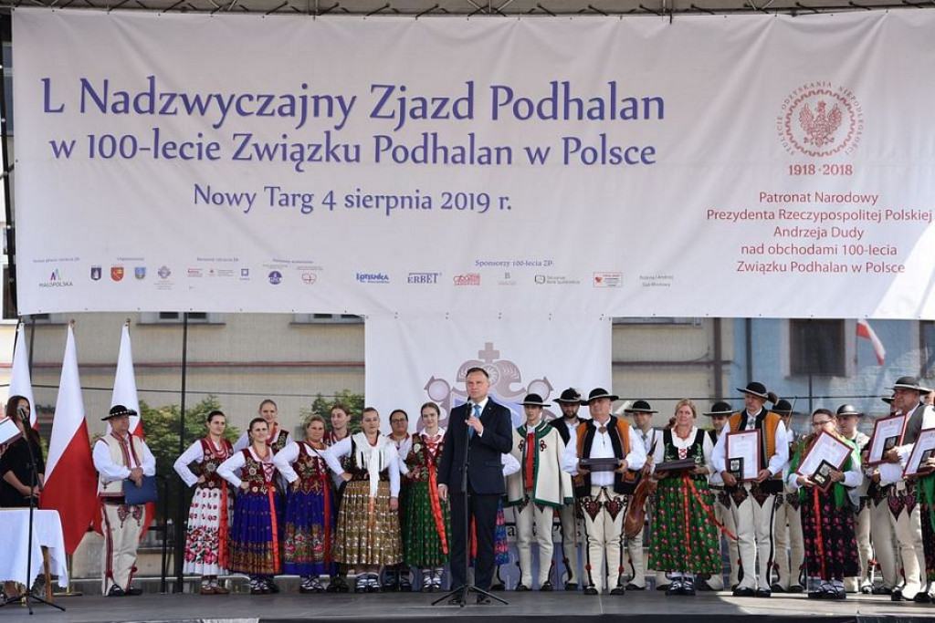 Prezydent Andrzej Duda w Nowym Targu