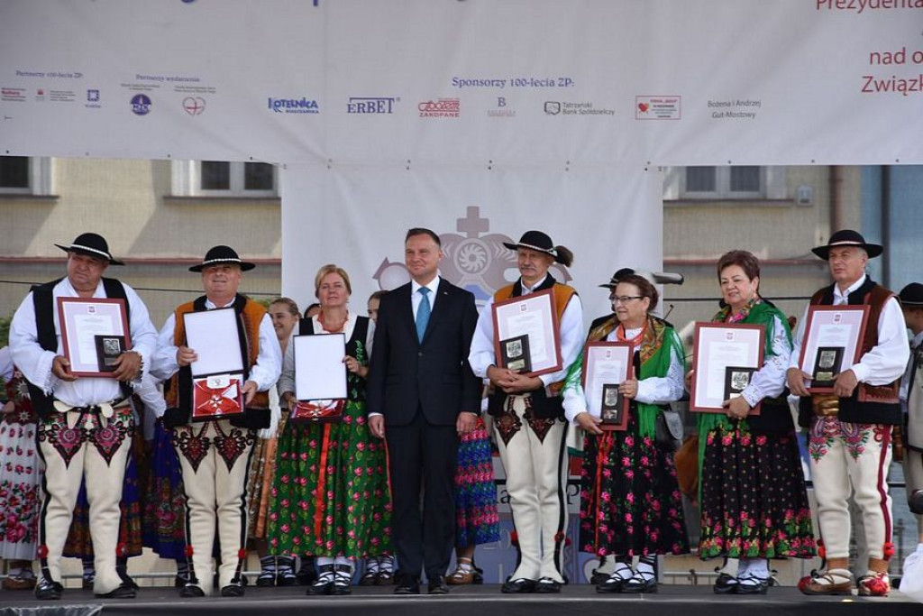 Prezydent Andrzej Duda w Nowym Targu